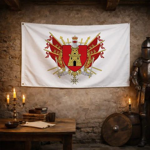 Drapeau - Blason de Caen