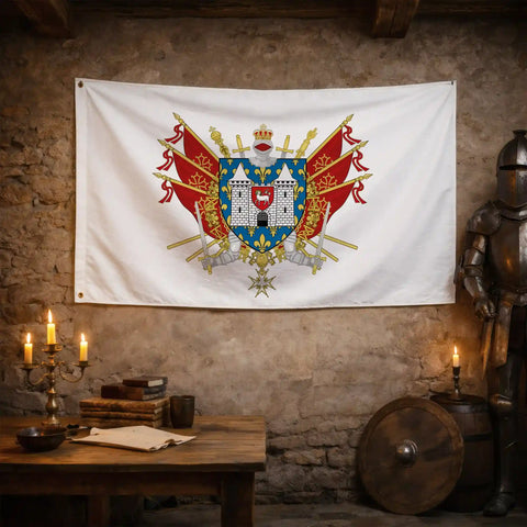 Drapeau - Blason de Carcassonne