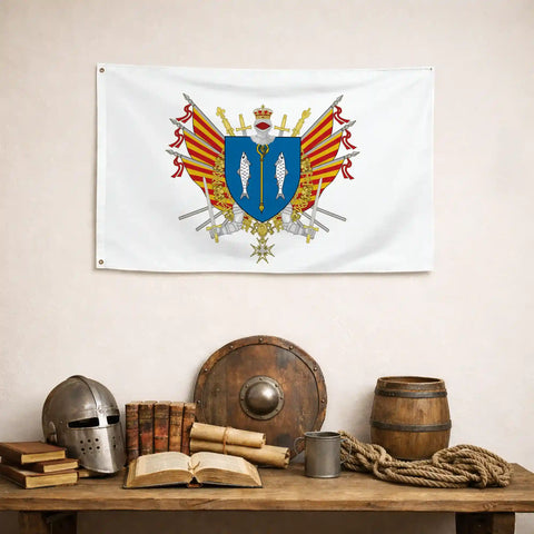 Drapeau - Blason de Cassis