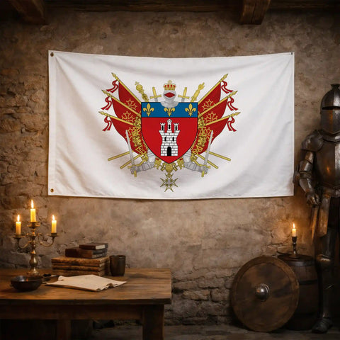 Drapeau - Blason de Castelnaudary