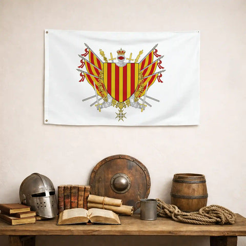 Drapeau - Blason de la Catalogne