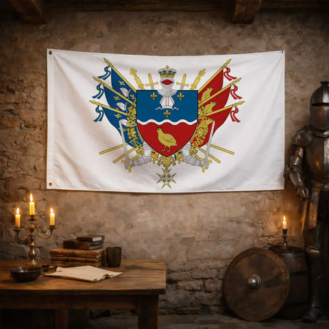 Drapeau - Blason de la Charente-Maritime (17)