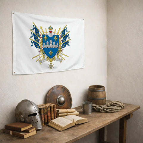 Drapeau - Blason de Château-Thierry