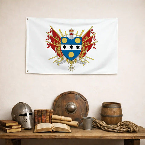 Drapeau - Blason de Cherbourg