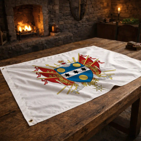 Drapeau - Blason de Cherbourg