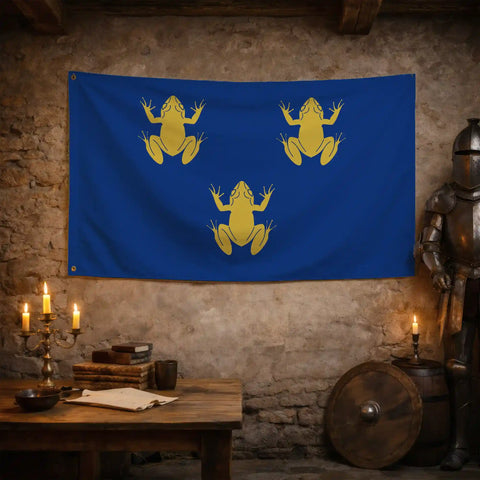 Drapeau - Blason de Clovis