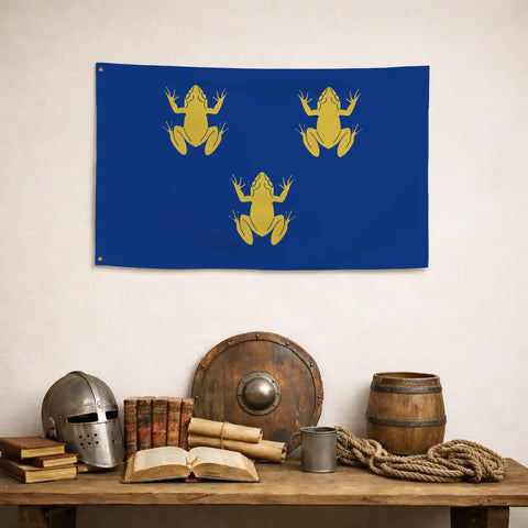 Drapeau - Blason de Clovis