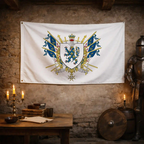 Drapeau - Blason de Compiègne