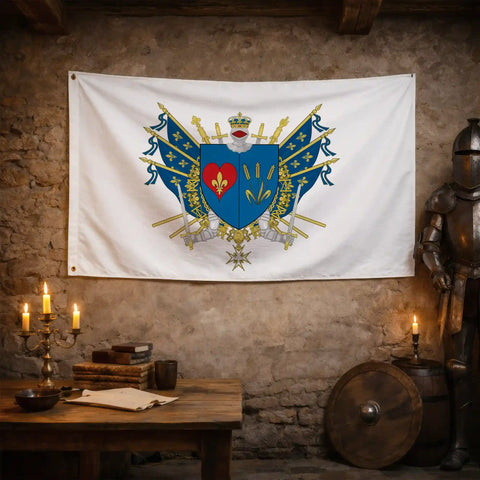 Drapeau - Blason de Corbeil-Essonnes