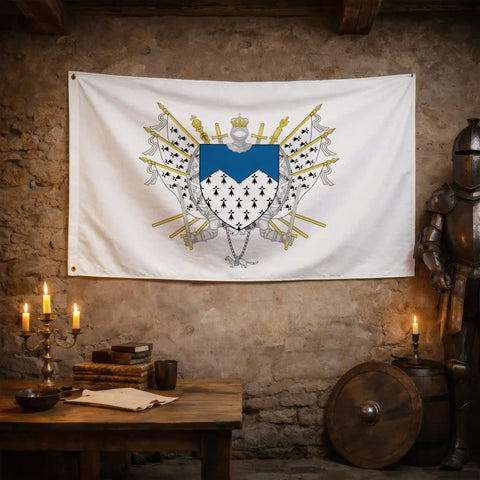 Drapeau - Blason des Côtes-d'Armor (22)