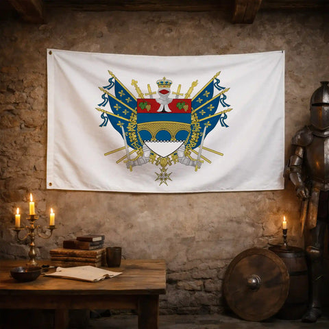 Drapeau - Blason de Courbevoie