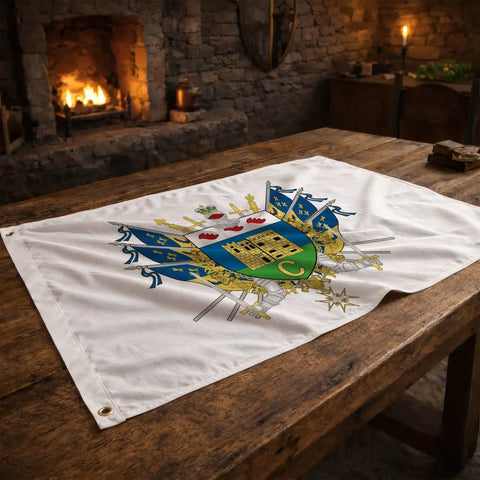 Drapeau - Blason de Crest