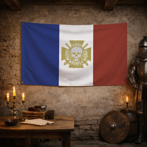 Drapeau Croix de Feu - drapeau ligue nationaliste