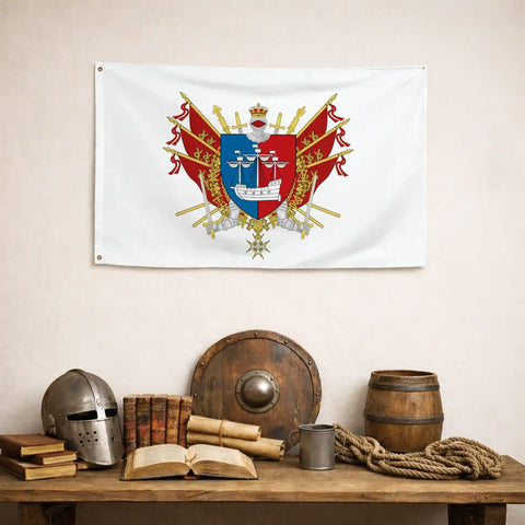 Drapeau - Blason de Dieppe