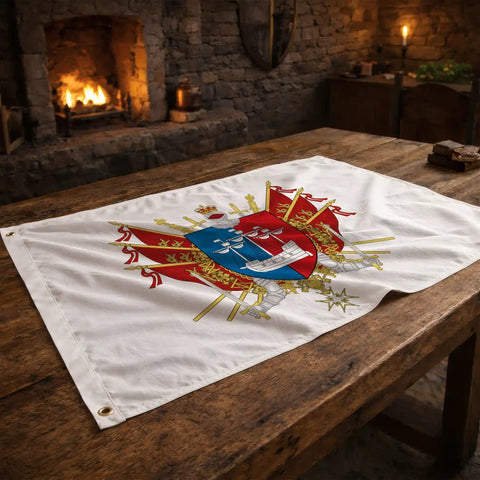 Drapeau - Blason de Dieppe
