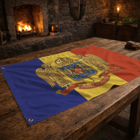Drapeau Église Roumaine Orthodoxe - drapeau orthodoxe roumanie