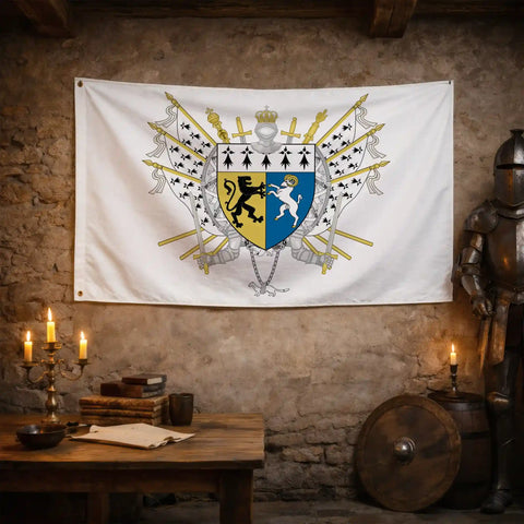 Drapeau - Blason du Finistère (29)