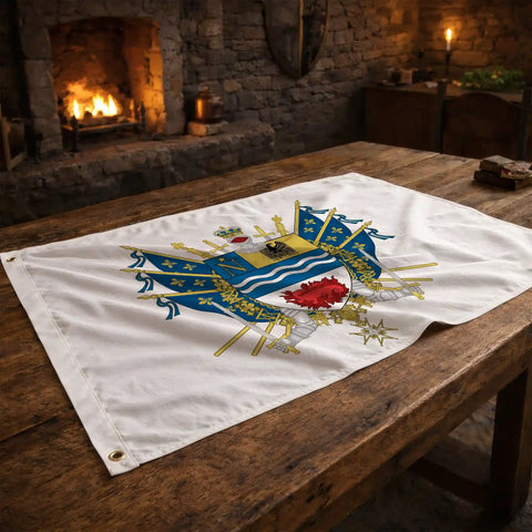Drapeau - Blason de Fontainebleau