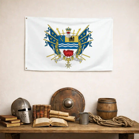 Drapeau - Blason de Fontainebleau