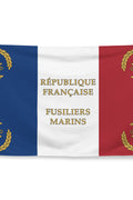 Drapeau Fusiliers Marins - chrétien patriote royaliste France