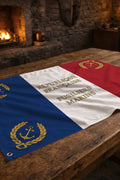 Drapeau Fusiliers Marins - chrétien patriote royaliste France