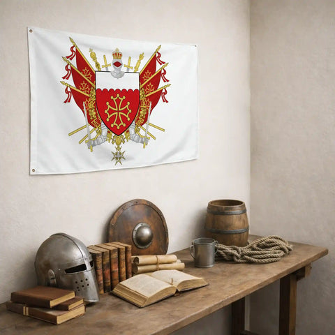 Drapeau - Blason du Gard (30)