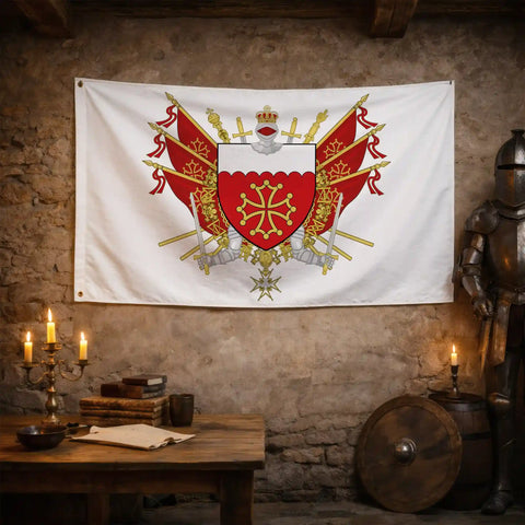 Drapeau - Blason du Gard (30)