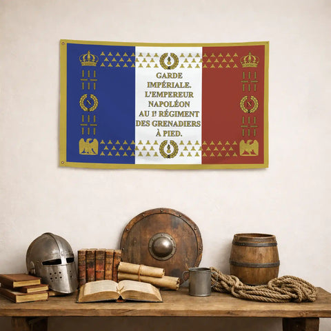 Drapeau Garde Impériale - drapeau empire napoléon