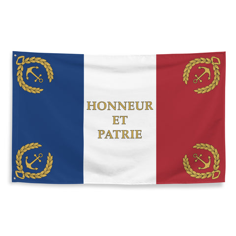 Drapeau Gendarmerie (Honneur et Patrie) - chrétien patriote royaliste France