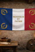 Drapeau Gendarmerie (Honneur et Patrie) - chrétien patriote royaliste France