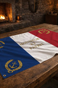 Drapeau Gendarmerie (Honneur et Patrie) - chrétien patriote royaliste France
