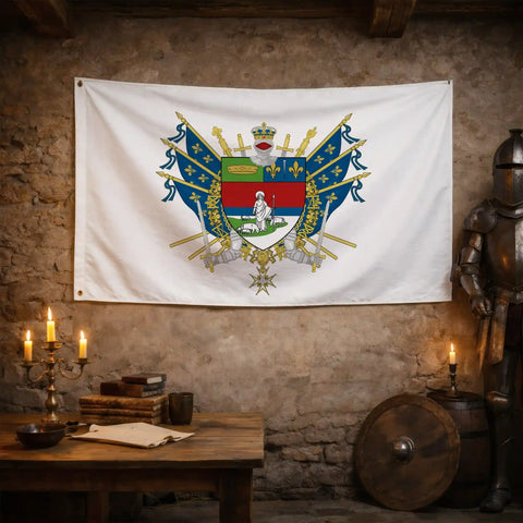 Drapeau - Blason de Gennevilliers