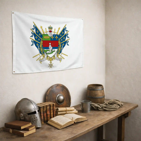 Drapeau - Blason de Gennevilliers