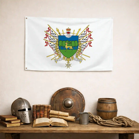 Drapeau - Blason de Guéret