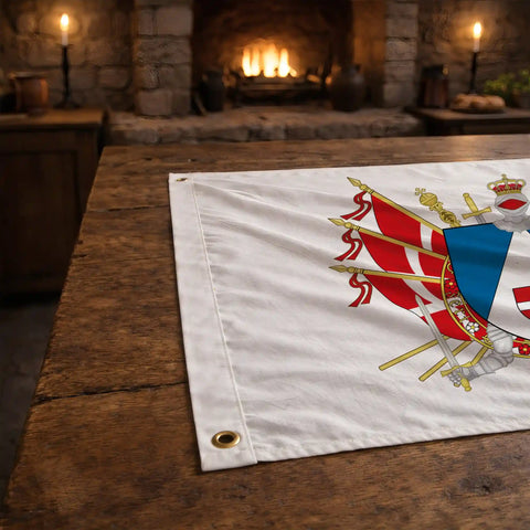Drapeau - Blason de la Haute-Savoie (74)