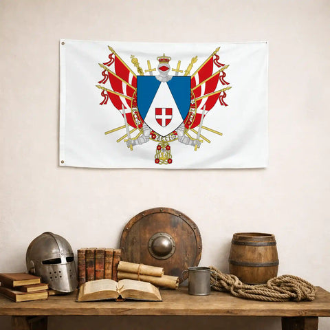Drapeau - Blason de la Haute-Savoie (74)