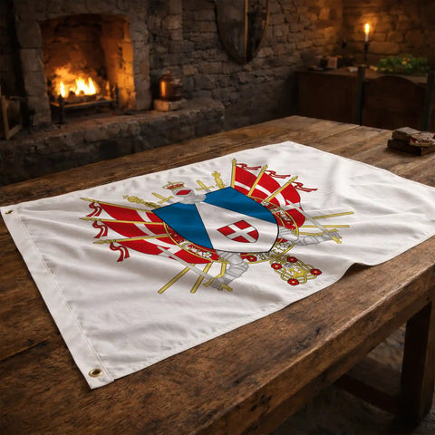 Drapeau - Blason de la Haute-Savoie (74)