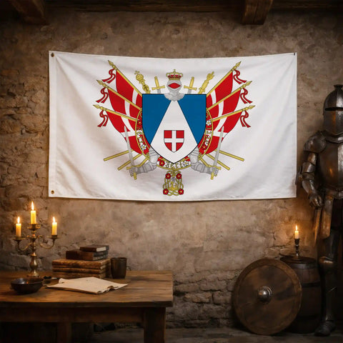 Drapeau - Blason de la Haute-Savoie (74)
