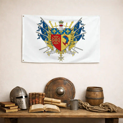 Drapeau - Blason des Hautes-Alpes (05)