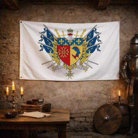 Drapeau - Blason des Hautes-Alpes (05)