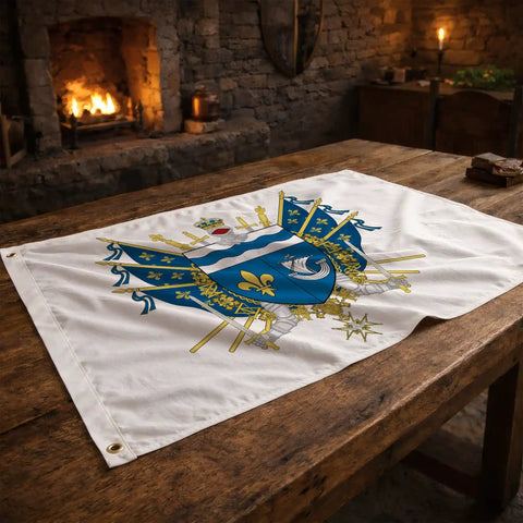 Drapeau - Blason des Hauts-de-Seine (92)