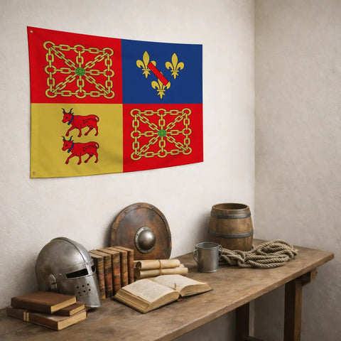Drapeau - Blason de Henri IV