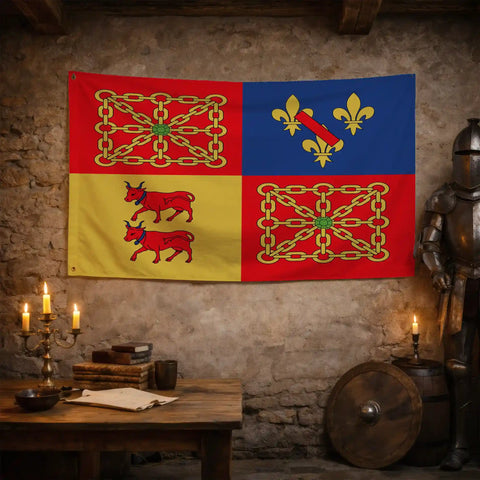 Drapeau - Blason de Henri IV