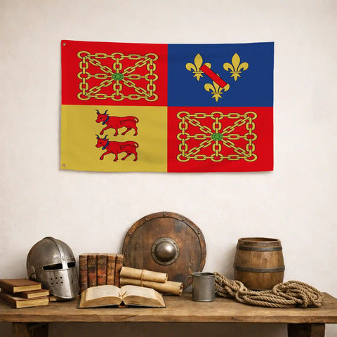 Drapeau - Blason de Henri IV
