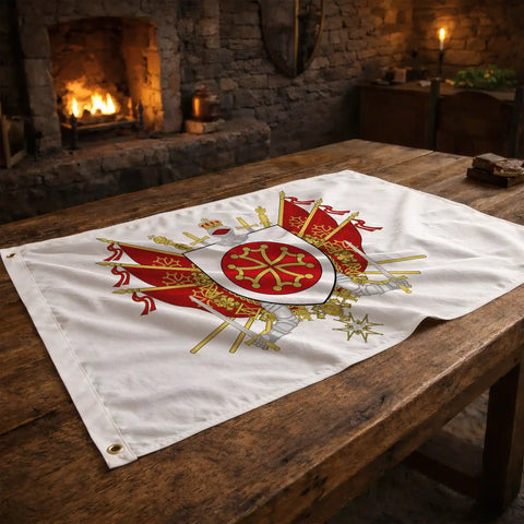 Drapeau - Blason de l'Hérault (34)