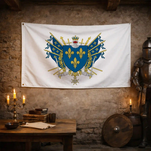 Drapeau - Blason de l'Île-de-France