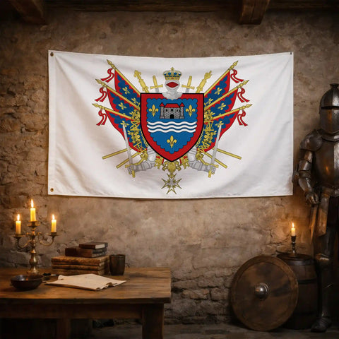 Drapeau - Blason de l'Indre (36)