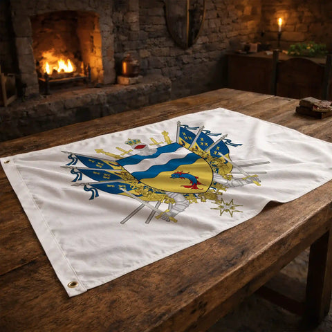 Drapeau - Blason de l'Isère (38)