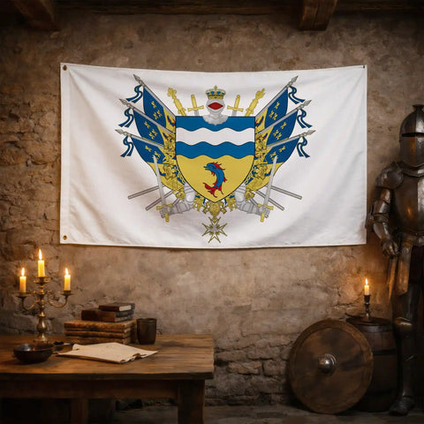 Drapeau - Blason de l'Isère (38)