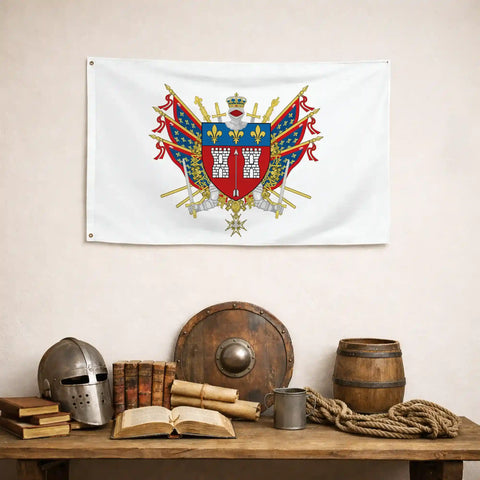 Drapeau - Blason de La Flèche